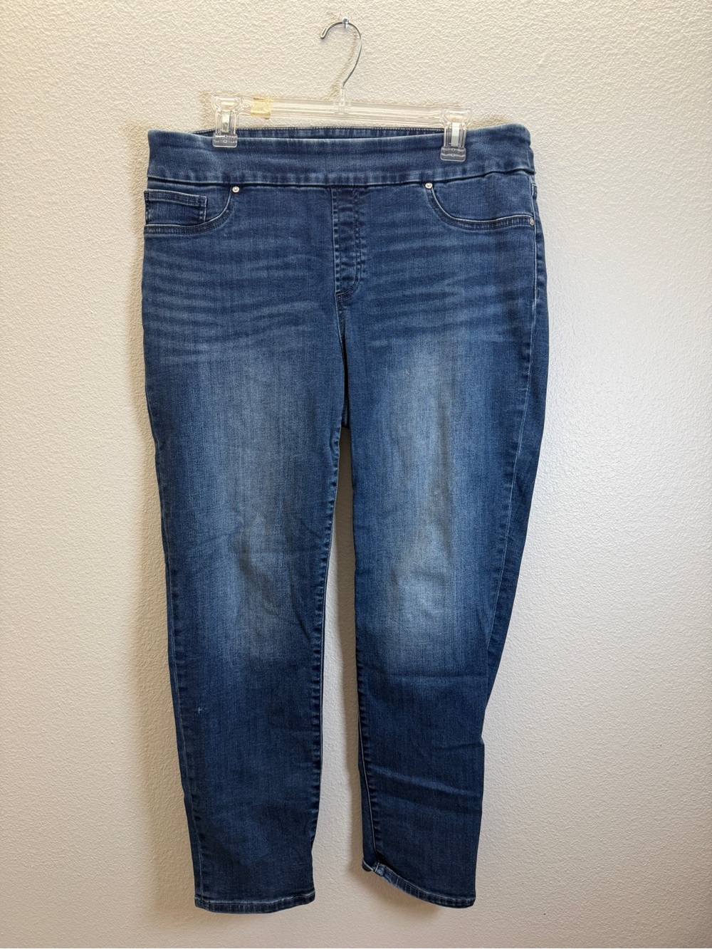 Chico's Dark Blue Stretch Jeggings